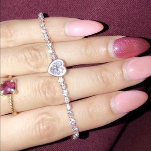 ❤️✨ VALENTINES DAY ROSE GOLD HEART BRACELET ❤️✨